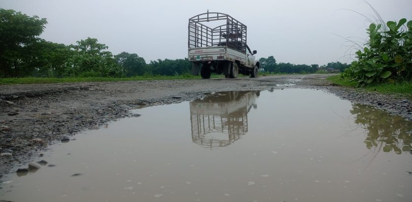 दुर्घटनाको सम्भावना भएको सडक