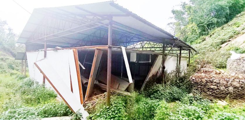 करोड लगानीमा बनाइयो सञ्चालनमा नआउँदै भत्कियो 