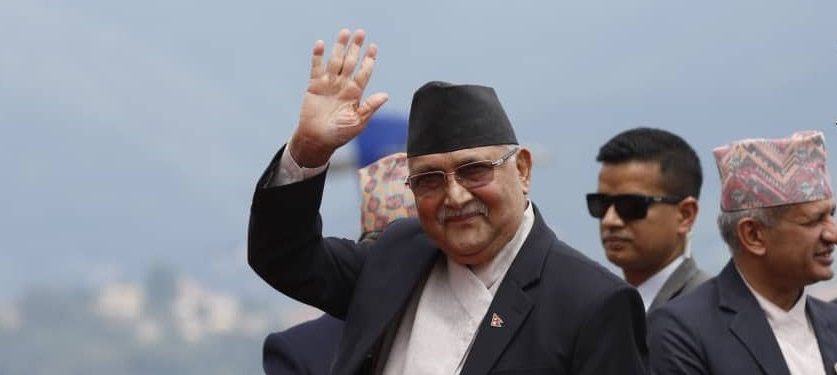 युआनसंग भेटवार्ताका लागी ओली स्वदेश फर्कदै