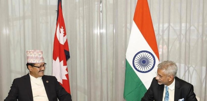 परराष्ट्रमन्त्री साउद र भारतीय समकक्षीबीच भेटवार्ता