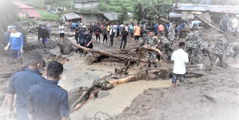 बाढी पहिरोले ४१ जनाको ज्यान लग्यो,५० जिल्ला प्रभावित