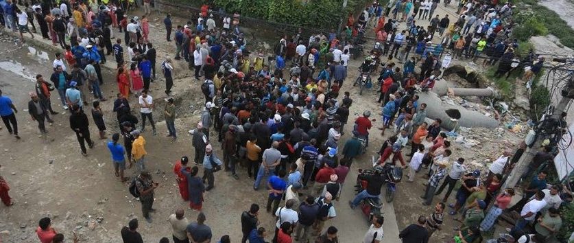 महानगर प्रहरी डोजर लिएर पुग्यो कपन