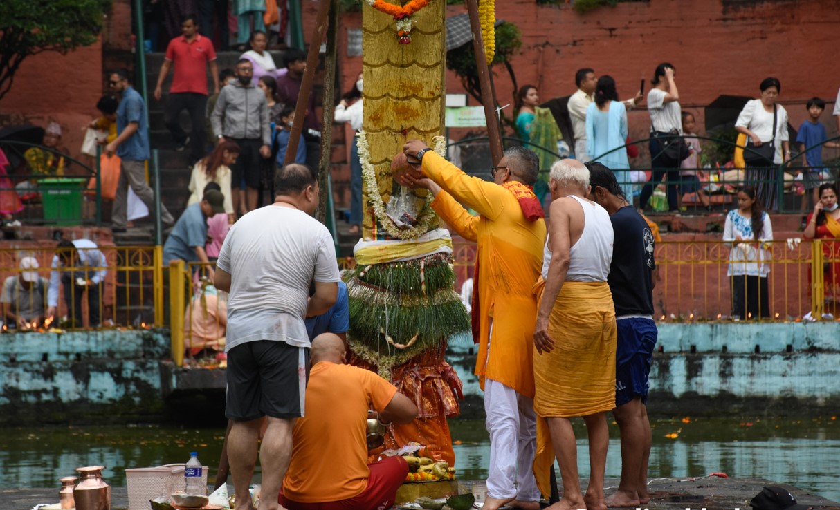 नागपोखरीमा नाग पूजा भव्य