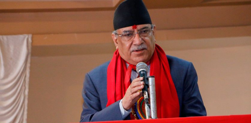 बोल्न समय नपुगेकोले लेखेर दिन सदस्यहरुलाई प्रचण्डको आग्रह