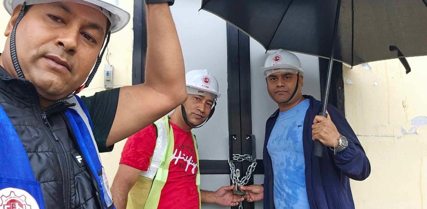 सिंचाइ विभागमा तालाबन्दी गर्नेहरु प्रहरीको फन्दामा