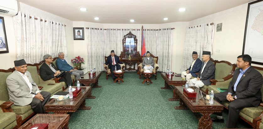 शीर्ष नेताहरुबीच संसदको अवरोध हटाउन छलफल