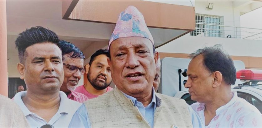 विश्वासको मत माग्दै कोशीका मुख्यमन्त्री थापा