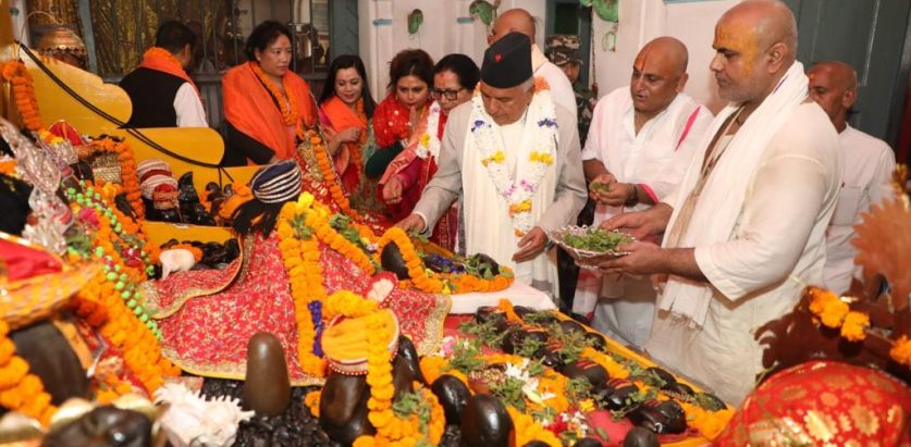 राष्ट्रपति पौडेलद्वारा जानकी मन्दिरमा विशेष पूजा–अर्चना