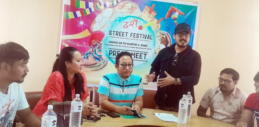 विराटनगरमा  स्ट्रीट फेस्टिबल दशैमा