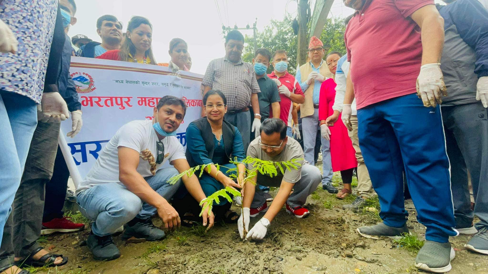 पाँच करोडले भरतपुर हरियाली बनाउँदै