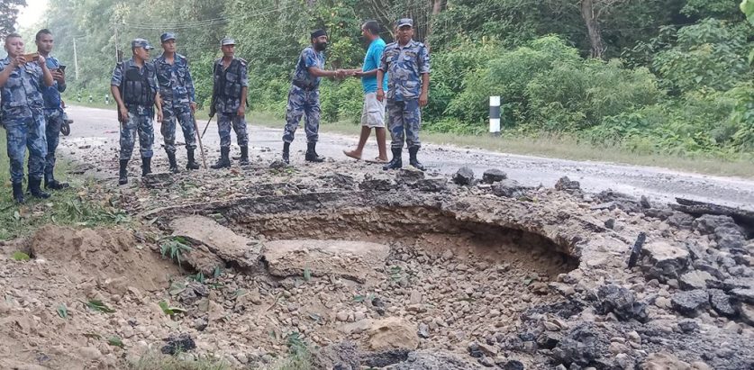 बाँकेमा विस्फोटक पदार्थ विस्फोट