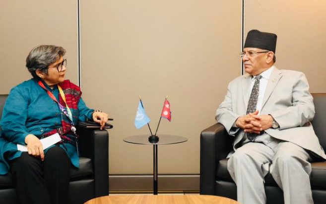 प्रधानमन्त्री र उच्च प्रतिनिधि फतिमाबीच भेटवार्ता