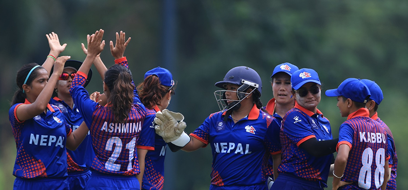 महिला क्रिकेटको इतिहासमा नेपालले शानदार जित हात पार्यो