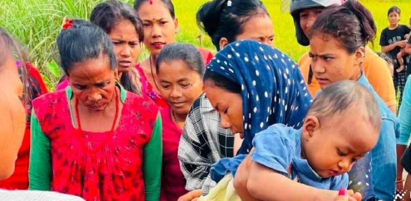 हातखुट्टा बाँधिएको अवस्थामा उखुबारीभित्र बालिका भेटिइन्