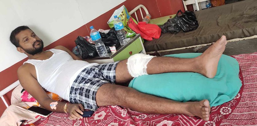 शल्यक्रिया गरेको घाउ ठिक नभएपछि, अर्को सर्जरी सेन्टरमा गएर पुन : शल्यक्रिया गर्दा कपडा भेटियो….