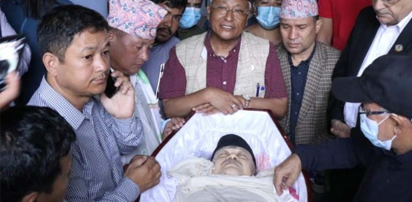 छोराहरु विदेशबाट आएपछि मात्र नेम्वाङको अन्त्येष्टि गरिने