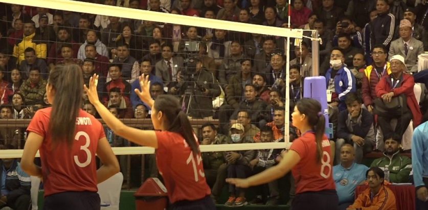 भलिबल खेलाडीलाई वितरण गरियो मासिक तलब