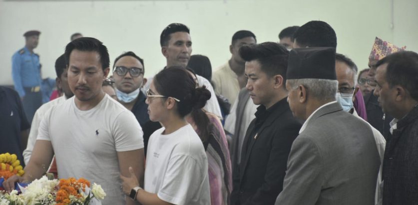 सुवास नेम्वाङका जेठा छोरा मिङ्सो पनि आईपुगे काठमाडौं