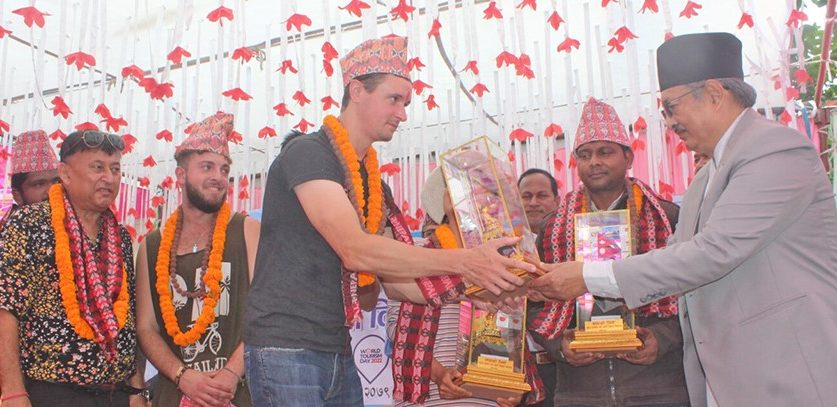 विदेशी पर्यटकलाई भव्य स्वागत