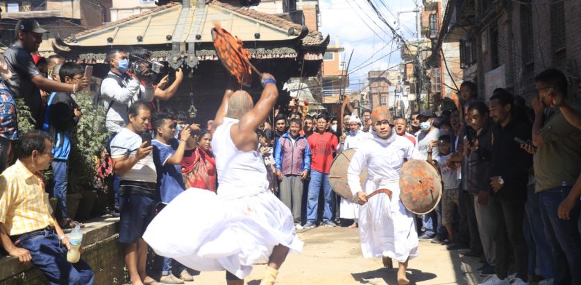 भक्तपुरको थिमिमा खाँः अर्थात् कुभिण्डेजात्रा मनाइयो