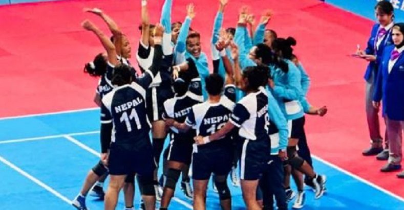 एसियाली खेलकुदको महिला कबड्डीमा नेपालको पदक पक्का