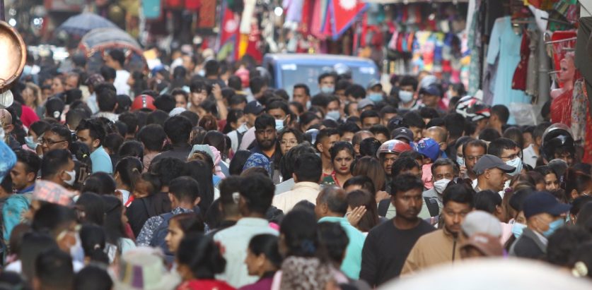 काठमाडौंमा दशैंको किनमेल गर्नेको घुइँचो