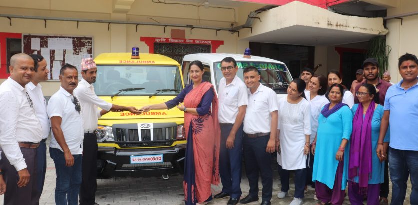 विराटनगरमा ज्येष्ठ नागरिक, अपाङ्गता र सुत्केरीका लागि निःशुल्क एम्बुलेन्स सेवा सुरु