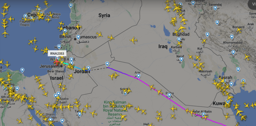 इजरायल गइरहेको एयरलाइन्स लाई ४ हजार बढीले फलो गर्दै