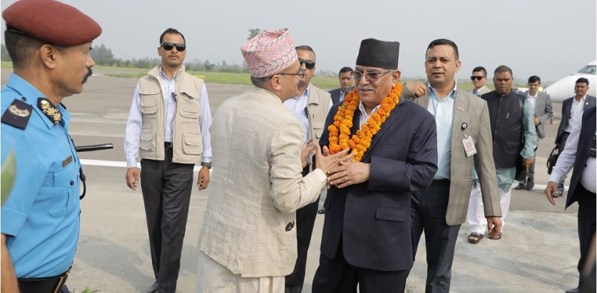 प्रधानमन्त्री प्रचण्ड कैलालीमा