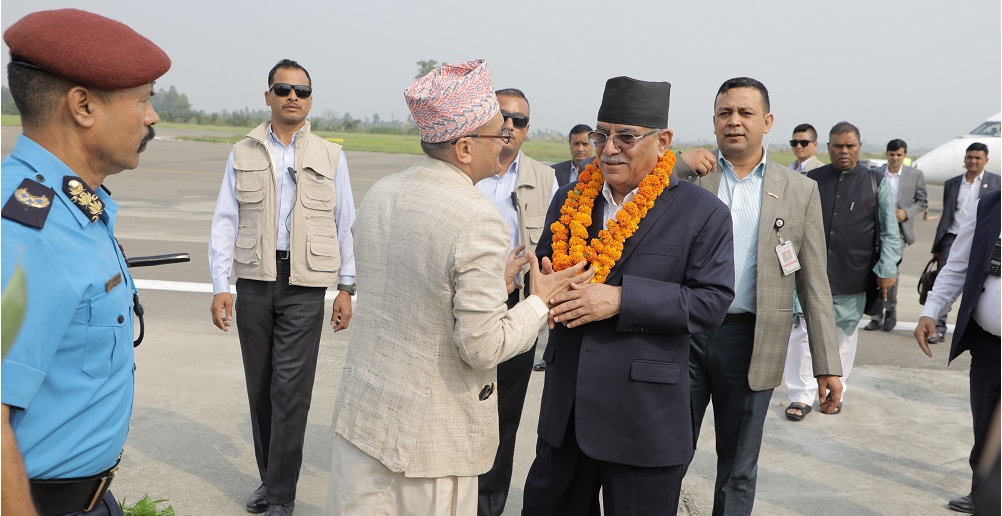 प्रधानमन्त्री प्रचण्ड कैलालीमा