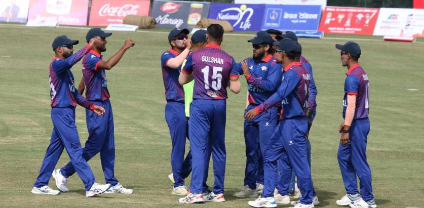 नेपालविरुद्ध १४१ रनको लक्ष्य प्रस्तुत