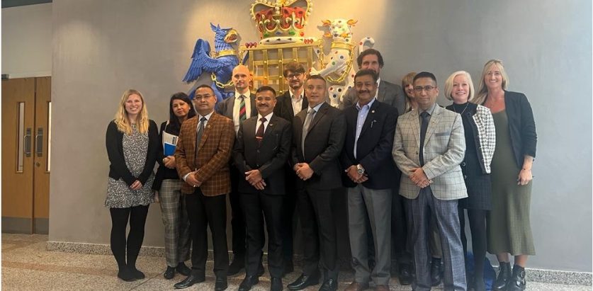 प्रहरी महानिरीक्षक कुँवरद्वारा बेलायती उच्च अधिकारीसँग भेटवार्ता