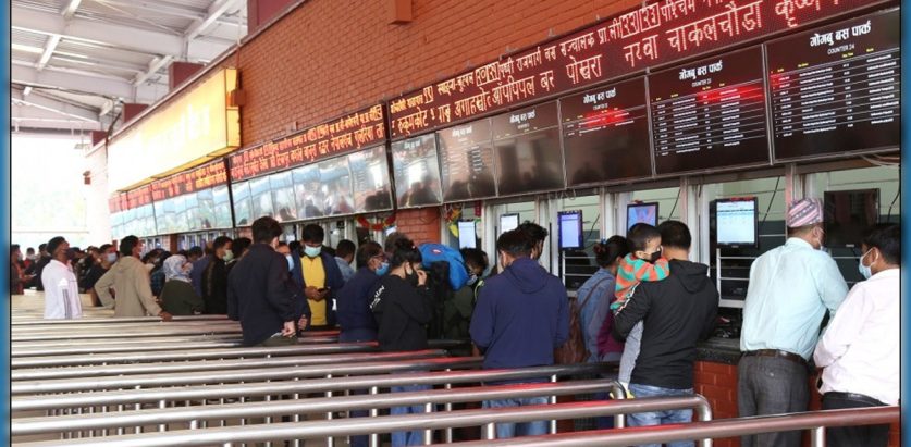 दसैंमा घर जान २४ हजारले लिए अग्रिम टिकट