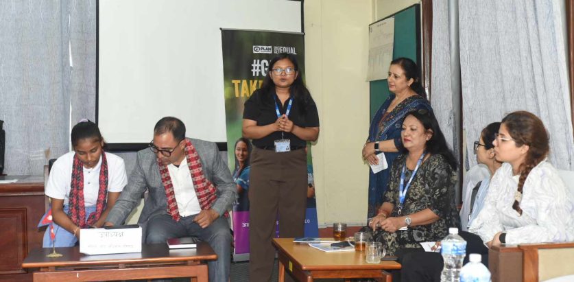 राष्ट्रिय बालअधिकार परिषद् द्धारा चन्चल मण्डल लाई एक दिनको लागि उपाध्यक्षको जिम्मेवारी