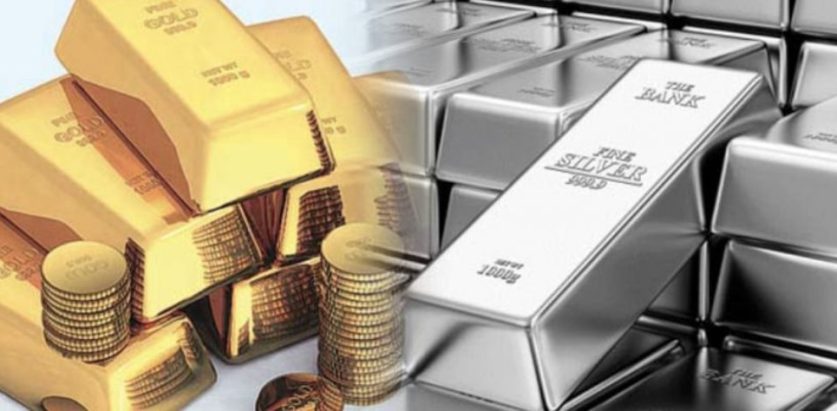 सुन र चाँदीको मूल्य घट्यो