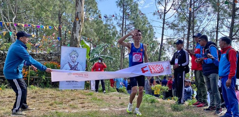 नेपाली सेनाका राईलाई लिगलिगे दौडको उपाधि