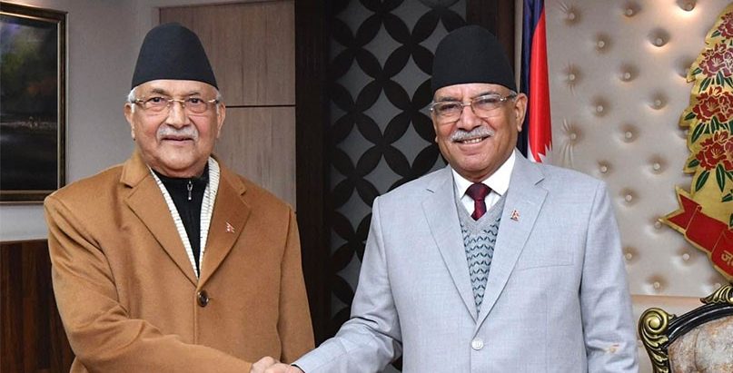 नजिकिँदै प्रचण्ड-ओली ?