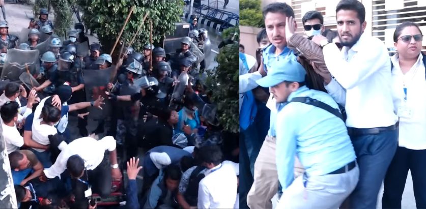 स्थानीय तहका कर्मचारीको आन्दोलन आज पनि जारी, बढाइयो प्रहरी उपस्थिति