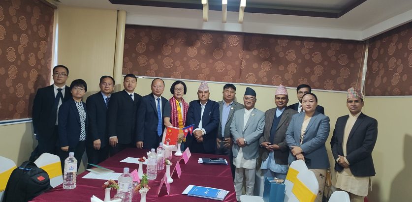 बागमती र चीनबिच आशयपत्रमा हस्ताक्षर