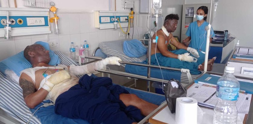 उर्लाबारी आगलागीमा परेका २५ मध्ये ८ जनाको अवस्था कीर्तिपुर अस्पतालमा गम्भीर