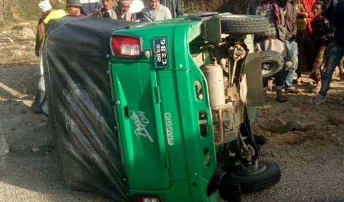 अटो दुर्घटना हुँदा १ महिलाको मृत्यु 