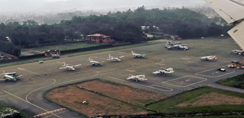 अन्र्तराष्ट्रिय विमानस्थलमा चाप बढ्दै
