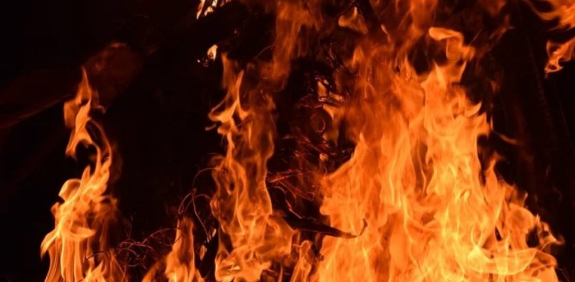 आश्रममा आगलागी हुँदा २५ लाखको क्षति