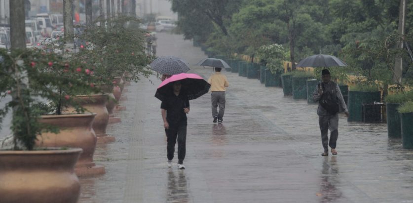 कोशी, बागमती र गण्डकी प्रदेशका केही स्थानमा  भारी वर्षा हुने