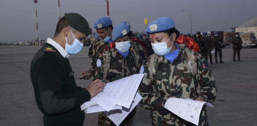 सिरियामा तैनाथ नेपाली फौज फेरियो