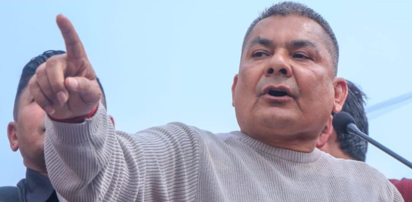 पत्रकार सम्मेलन गर्दै भोलि तीनकुनेमा प्रदर्शन गर्ने दुर्गा प्रसाईंको घोषणा