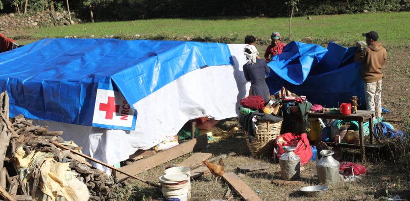 जाजरकोट भूकम्पले भासिए बस्ती, जङ्गलमै बास