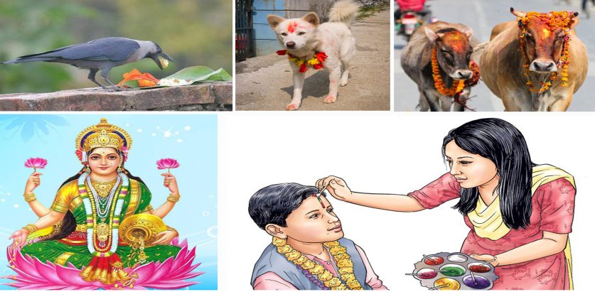 सुरु भयो यमपञ्चक, आज काग तिहार मनाइँदै