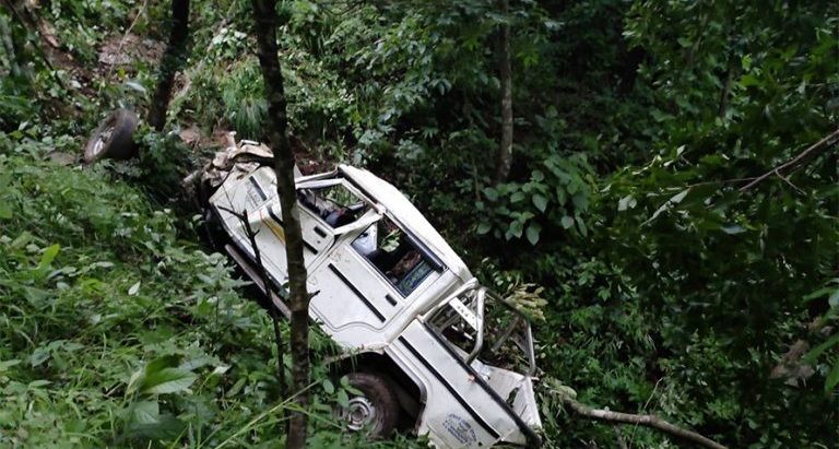 बाजुरामा जिप दुर्घटना हुँदा एक जनाको मृत्यु