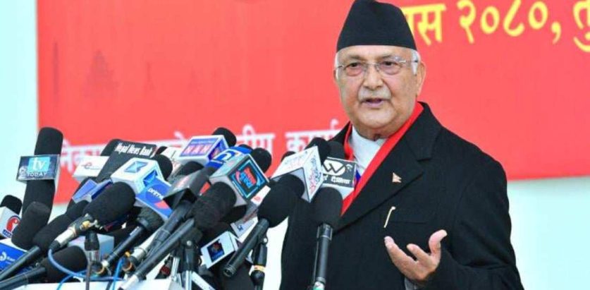 युवाहरूलाई देशमै बस्ने वातावरण बनाउनु ठुलो चुनौती छ : ओली